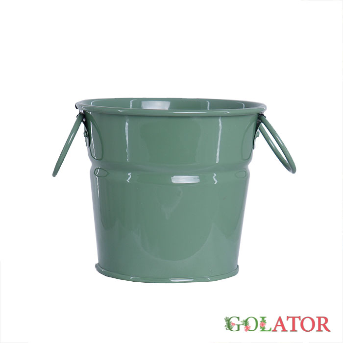 گلدان  سطلی ماری گلد سایز 12 سدری