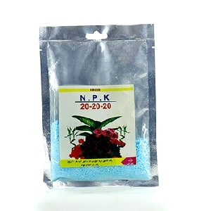 کود کامل (N20 P20 K20) پودری آبی 
