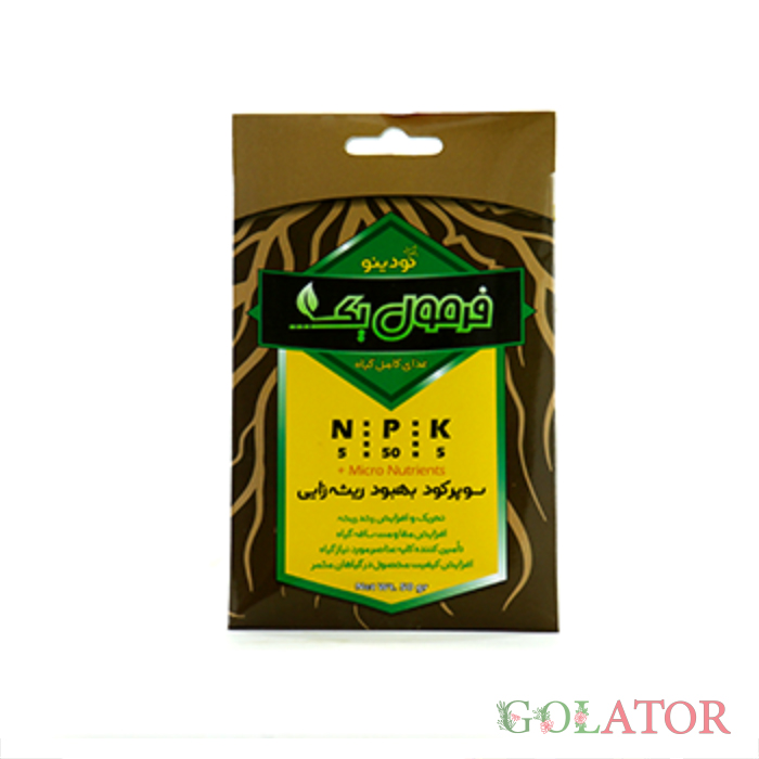 سوپر کود بهبود ریشه زایی N5 P50 K5 فرمول یک 
