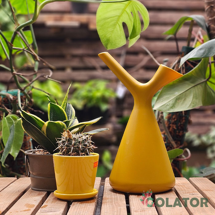 آبپاش الهوم PVC رنگ زرد 