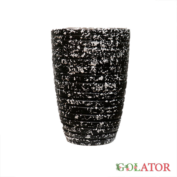 گلدان استوانه ای پتینه