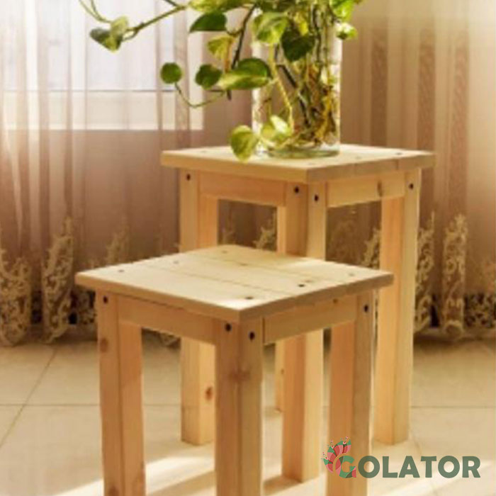 چهار پایه چوبی نگهدارنده گل و گیاه 1012