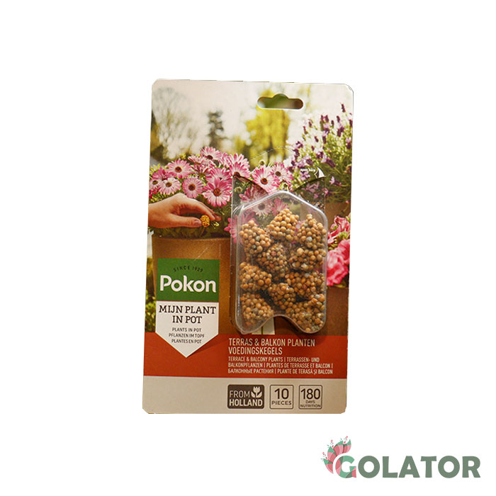 کود آهسته رهش گل گیاهان آپارتمانی پوکون 